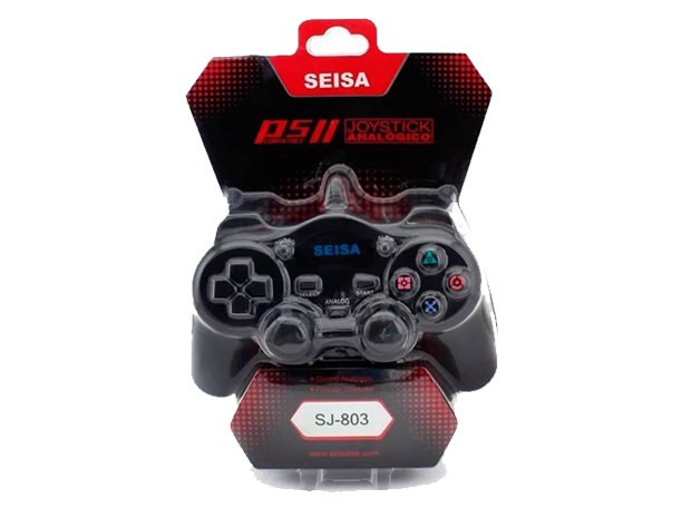 &u+ JOYSTICK PS2 DUAL SHOCK SEISA TURBO SJ-803